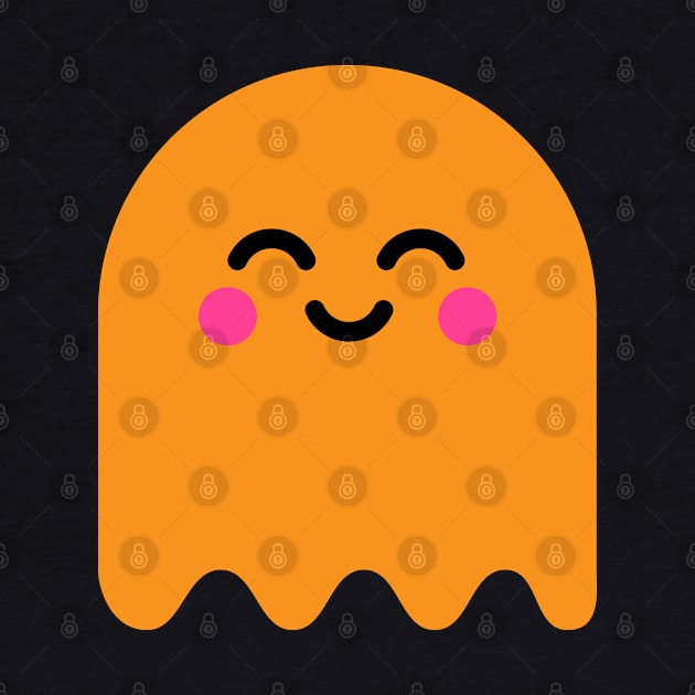 Cute Ghost Orange by vo_maria